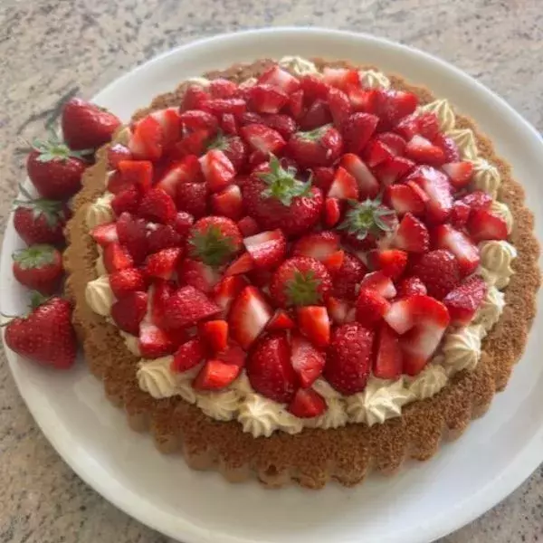 Tarte Gourmande Vanille/Fraises
