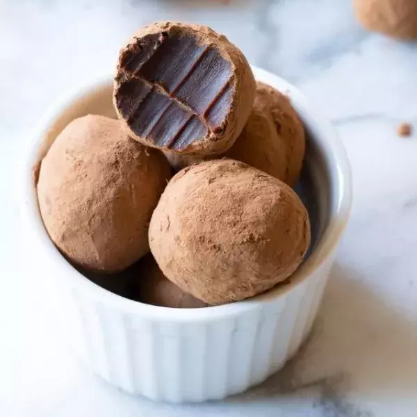 Truffes au Chocolat de noël
