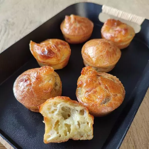 Mini muffins oignon/chèvre