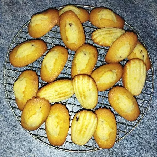 Madeleines coeur coulant