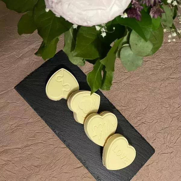 Cœurs fraise / Champagne