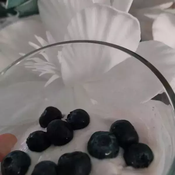 Fromage blanc à la mûre