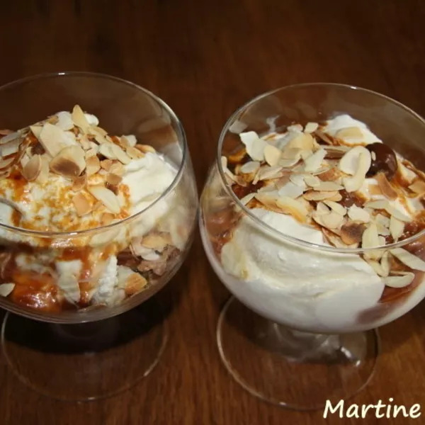 Glace sundae sans cook'in
