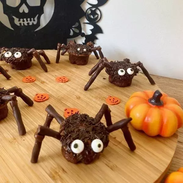 Muffins araignées 
