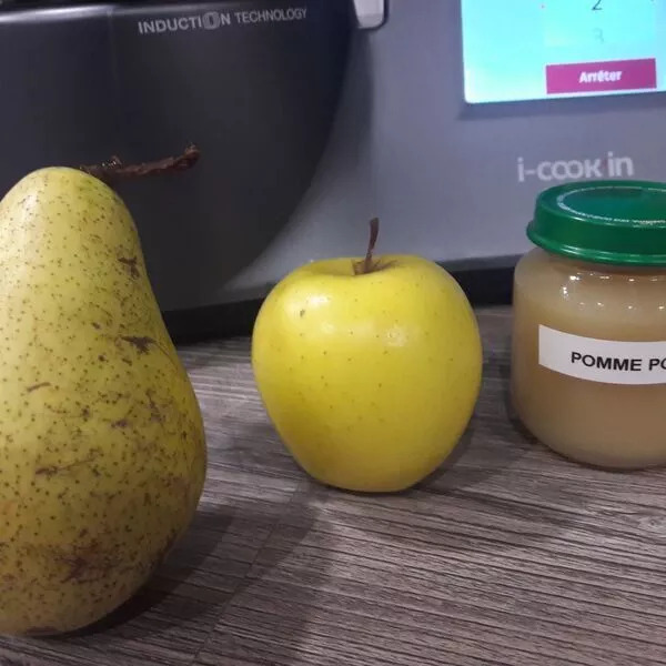 Compote bébé pomme poire dès 4 mois