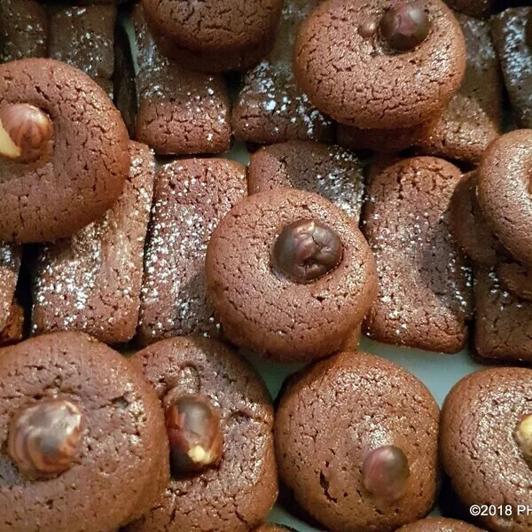 Mini-brownies sans gluten