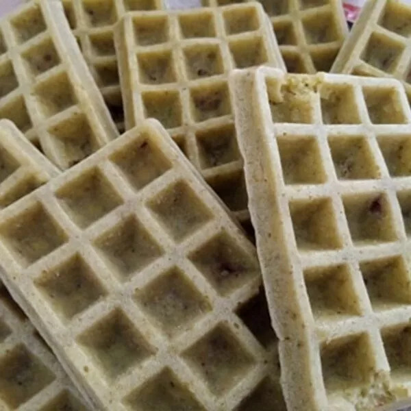 Gaufres Italienne au pesto et tomates séchées 