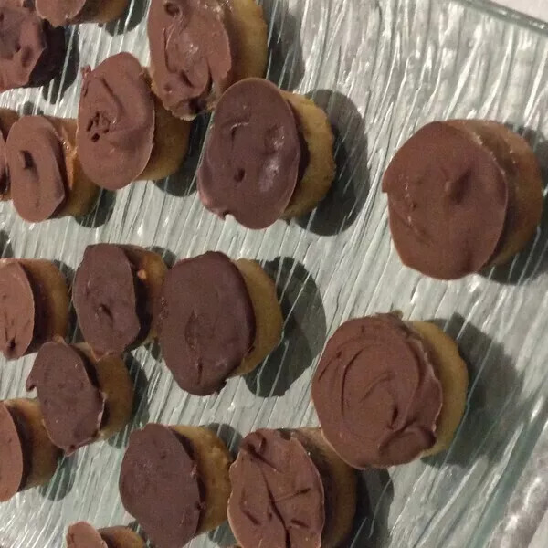 Shortbreads chocolat caramel