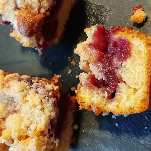 Crumb cakes Cerises/Amandes