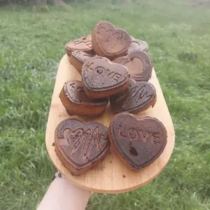 Coeur de cake noisettes cacao