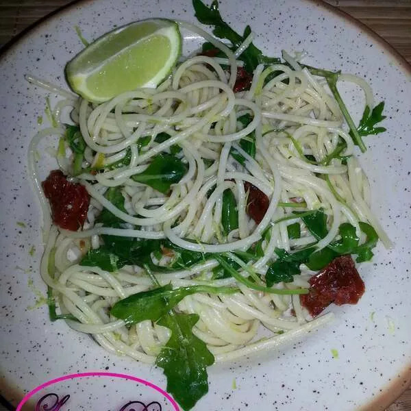 Spaghettis Roquette Citron Vert