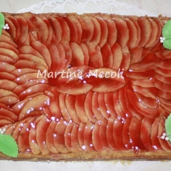 Gâteau feuilleté aux pommes