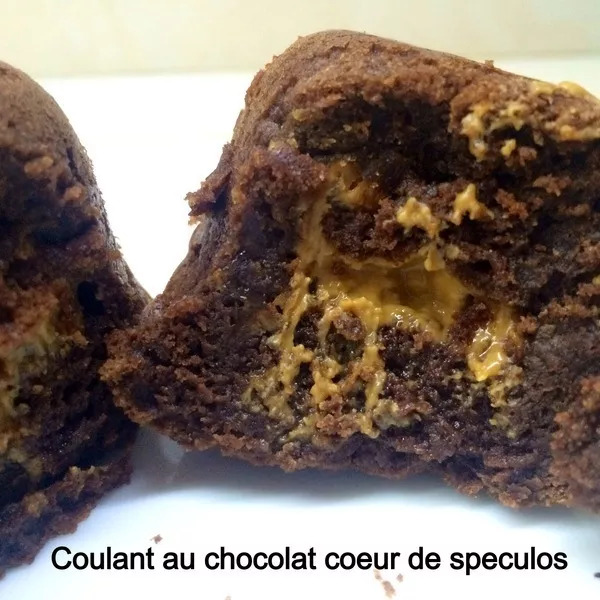 Coulants au choco coeur de spéculoos