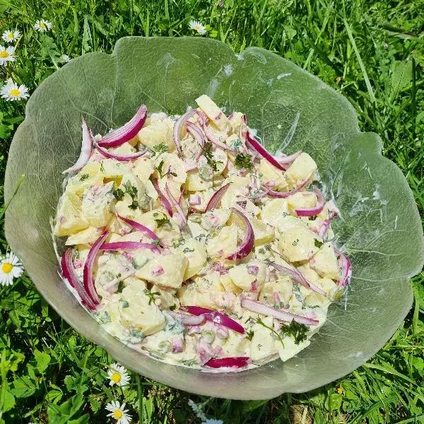 Salade de pommes de terre 🥔 vinaigrette allégée 