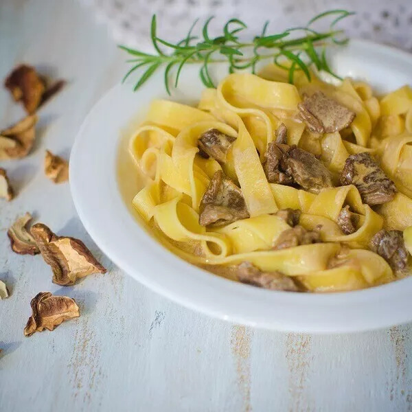 Tagliatelle ai funghi porcini (cèpes)
