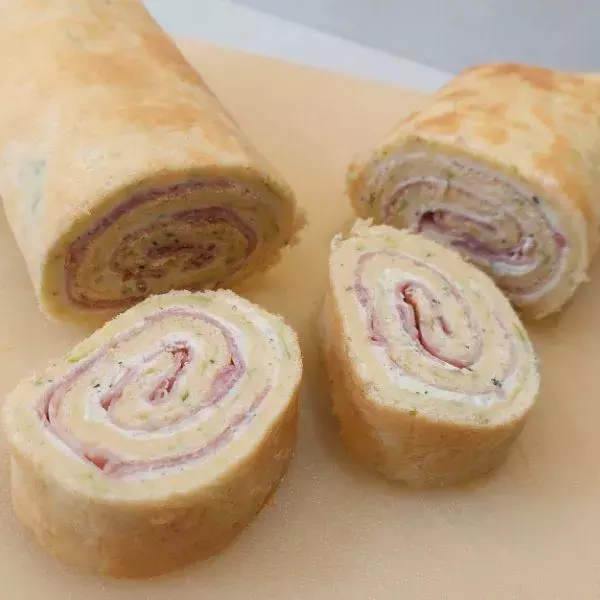 Roulé à la courgette 