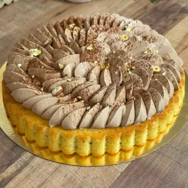 Tarte moelleuse au chocolat