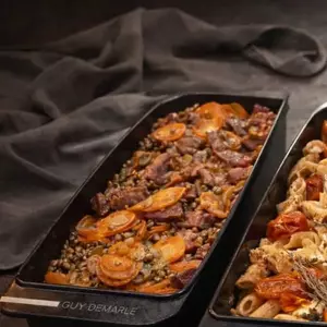 One pot jambonneau, carottes & lentilles