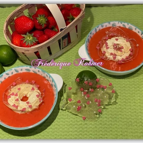 soupe de fraises  