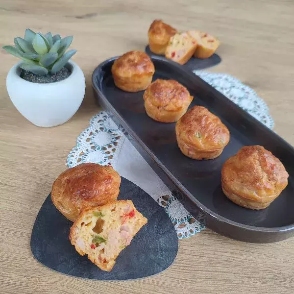 Mini muffins poivrons