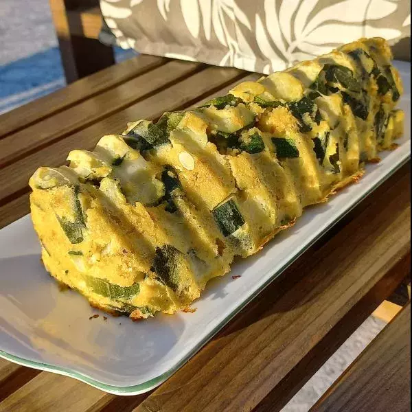 Pain de courgettes cannelé