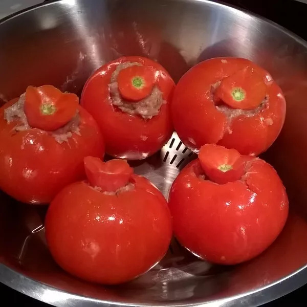 Tomates farcies tout i-cooking