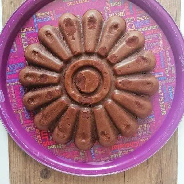 Gâteau chocolat tournesol 