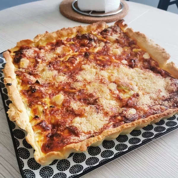 Tarte aux poireaux 