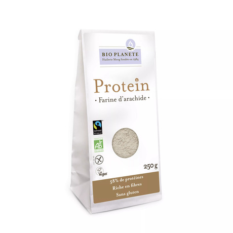 Farine d'arachide biologique 250g - Protein