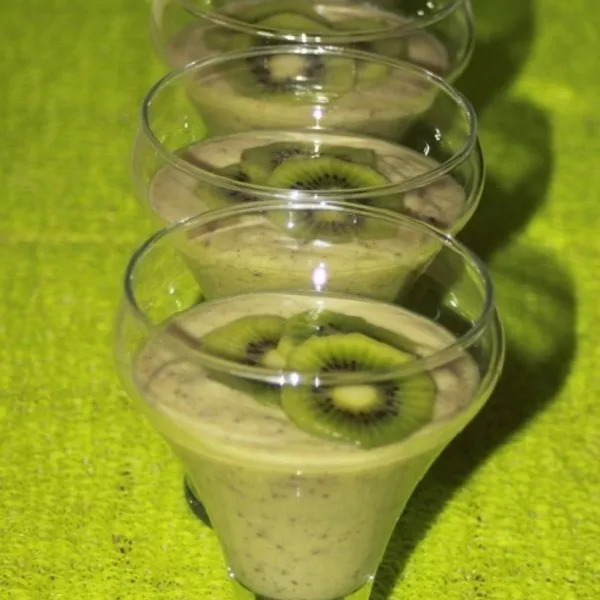 Mousses aux kiwis