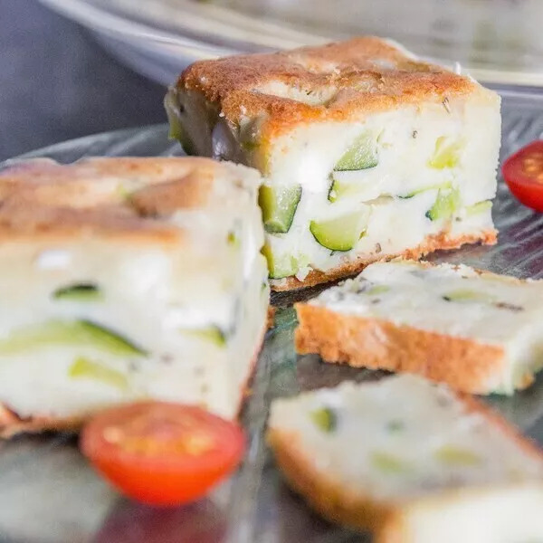 Moelleux courgette feta SANS I-COOK'IN