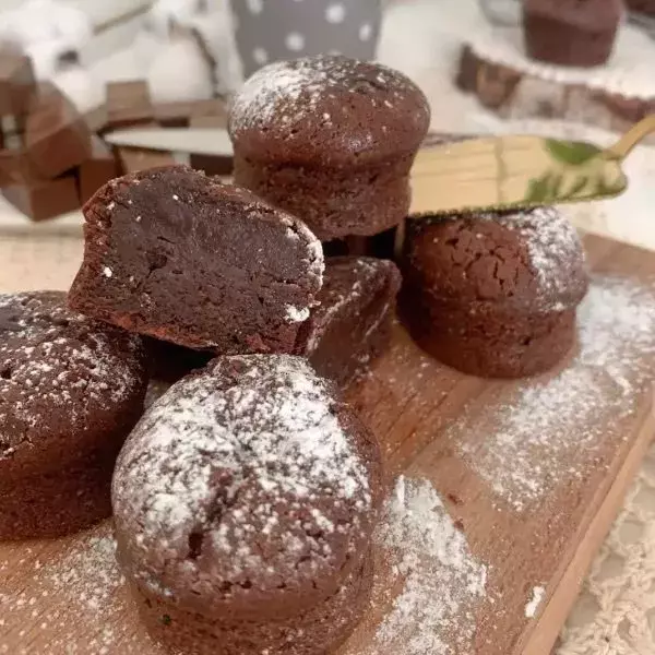 Mini muffins au chocolat 
