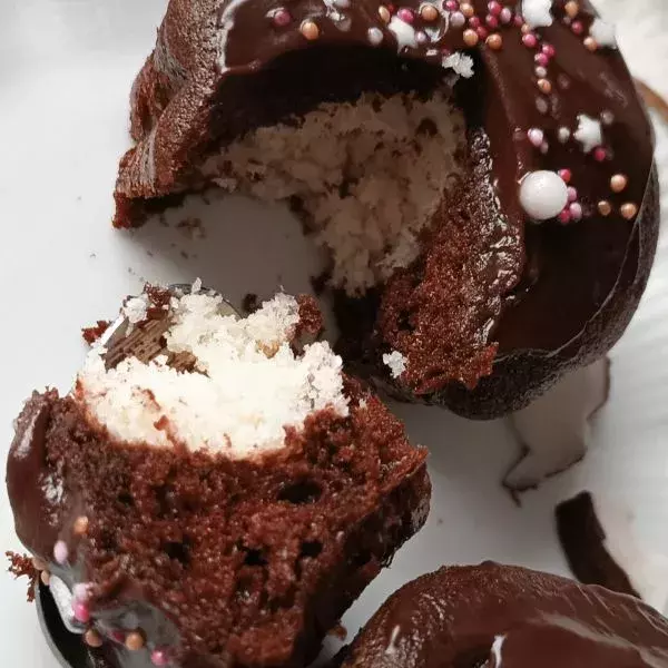 Cupcake au cœur de coco