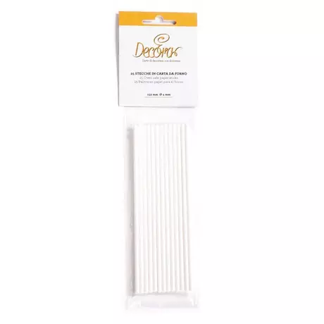 25 bâtonnets pour sucettes variées, 15,2cm