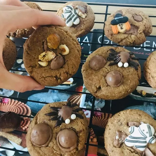 Cookies châtaignes Halloween 