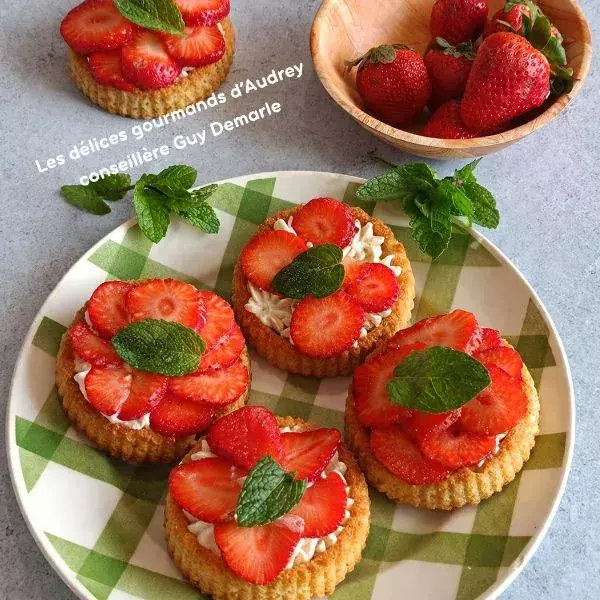 Tartelettes bretonnes à la fraise