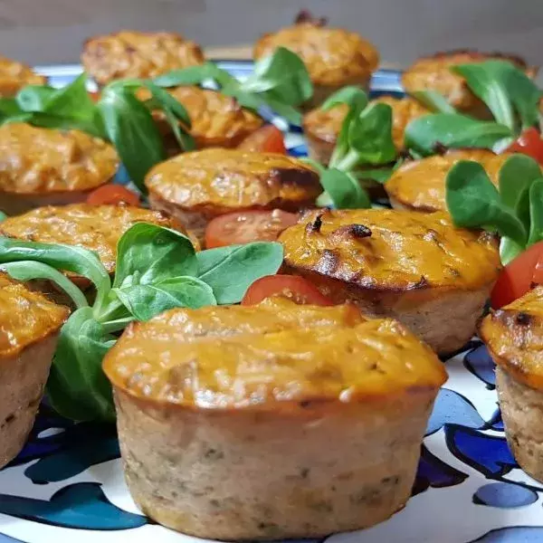 Mini-Muffins au thon et à la tomate