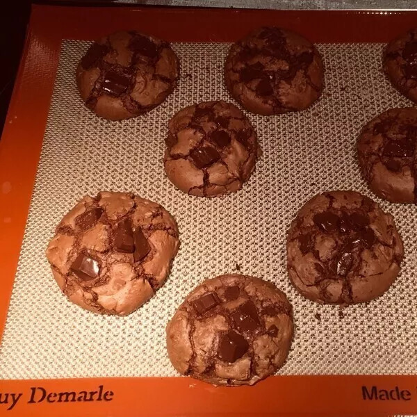  Cookies chocolat  mi-cuit 
