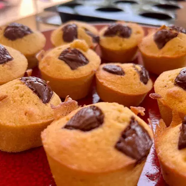 Mini-muffins au chocolat - Chez Nanou