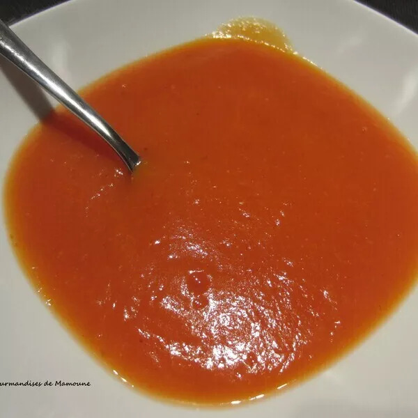 Velouté potiron-tomates au Cook’in® (IG bas*)