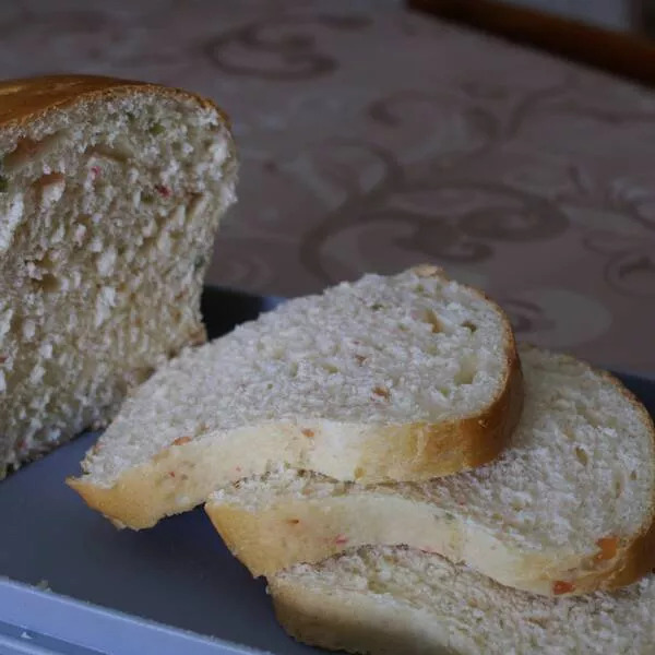Brioche légère aux fruits confits, sans oeufs