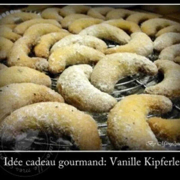 Vanille Kipferle, petits croissants aux amandes