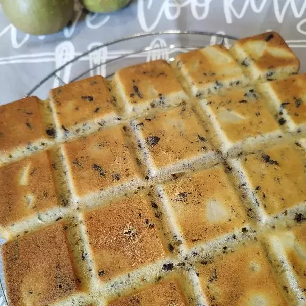 Moelleux poire amande chocolat