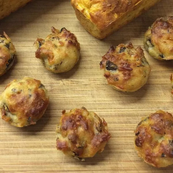Mini-muffins céleri-rave et champignons