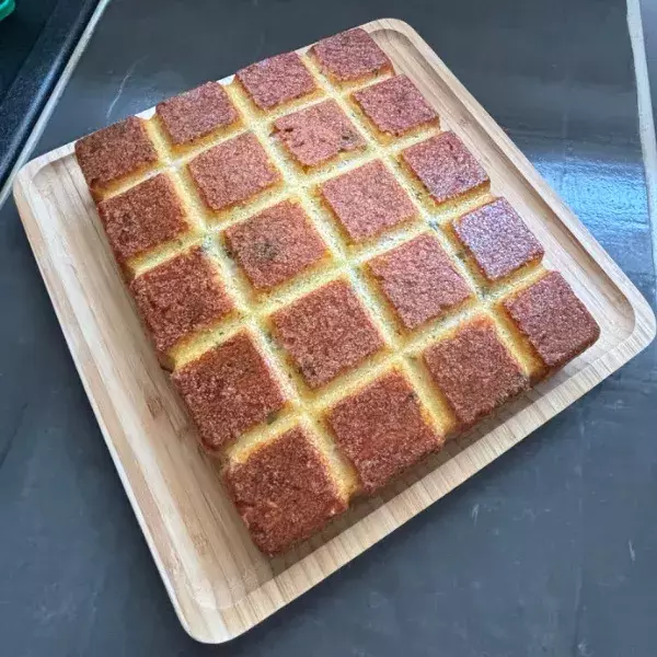 Gâteau au jambon façon cubicube 