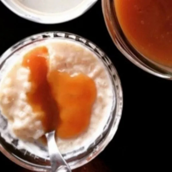 Riz au lait à la vergeoise 