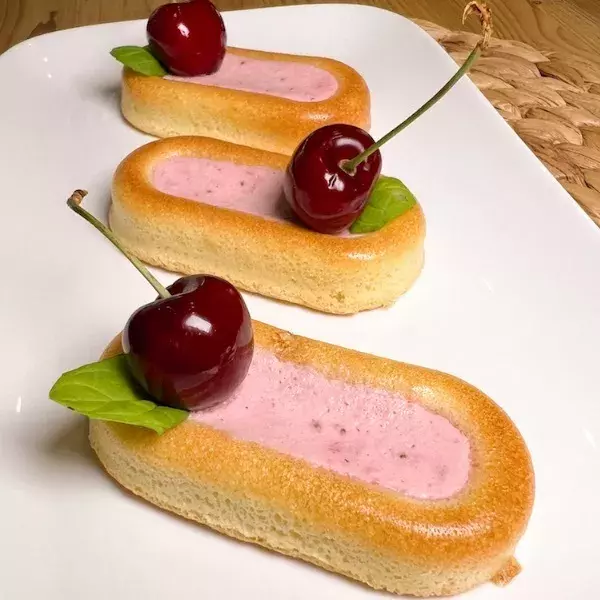 Barquettes à la mousse de fraise