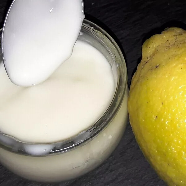 crème dessert onctueuse au citron