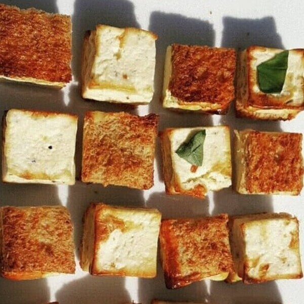 Mini cubes fromagers