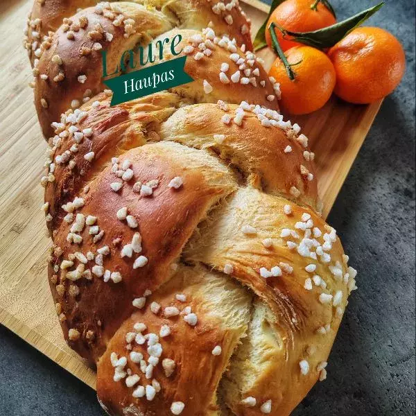 Pain au lait tressé express